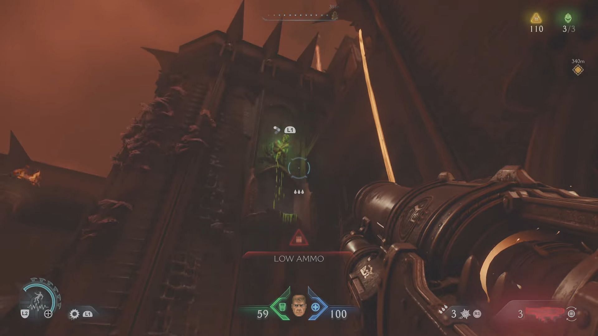 Climb up near the locked tower to get the Purple secret key (Image via Sportskeeda Gaming | Bethesda Softworks)
